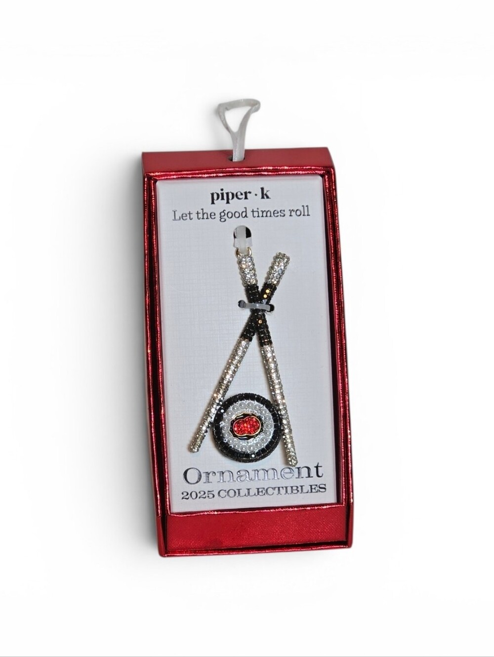 Piper K Let the Good Times Roll Sushi Ornament 2025 Collectible NIB